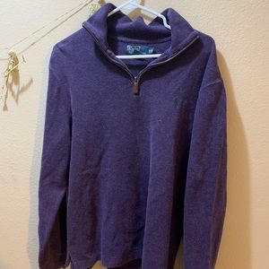 Purple polo fleece
